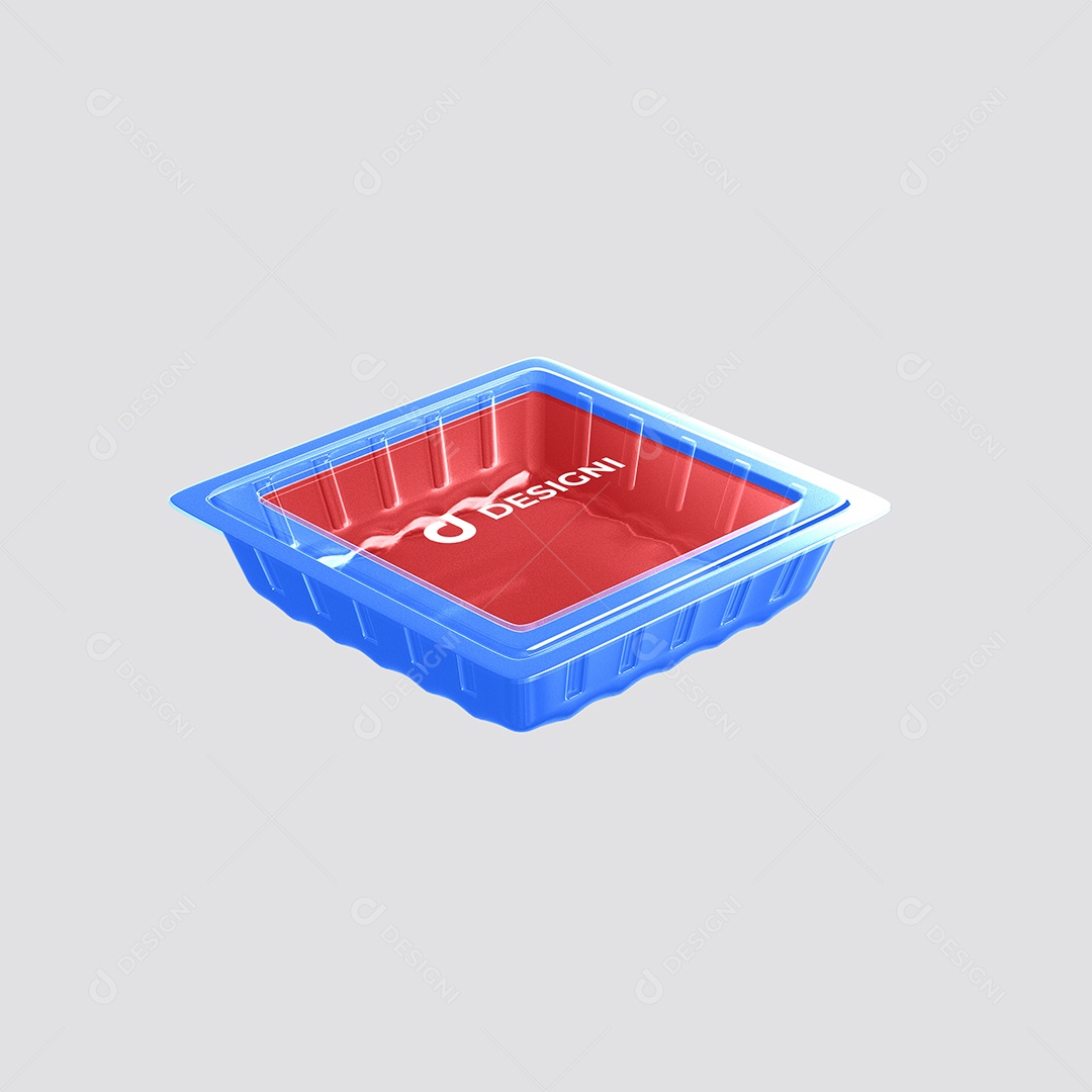 Mockup Vasilha Plástica PSD Editável