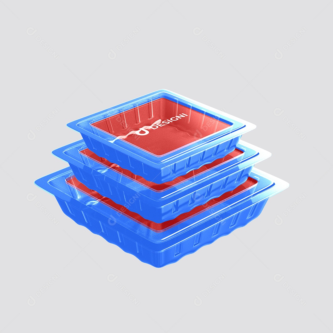 Mockup Vasilha Plástica PSD Editável