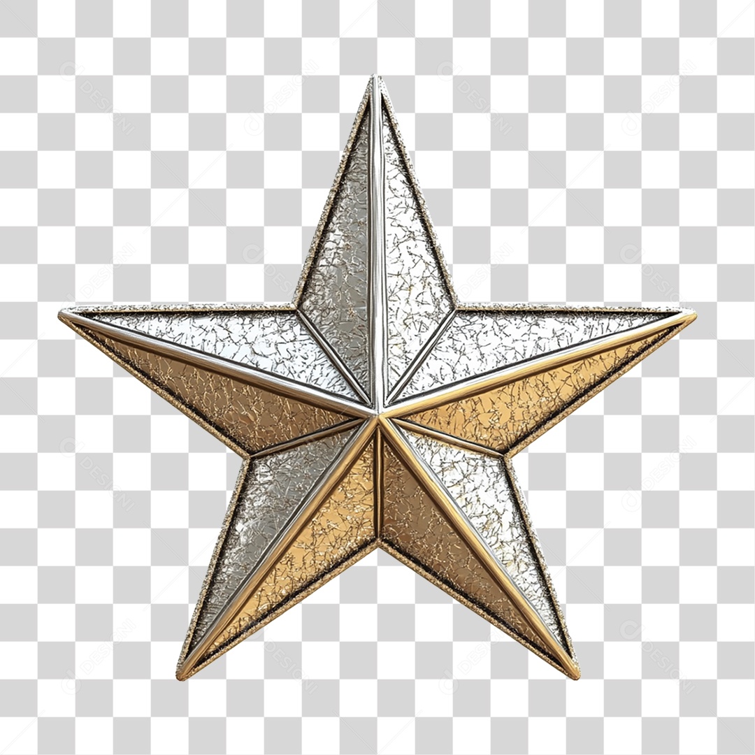 Estrela Decoração de Natal PNG Transparente
