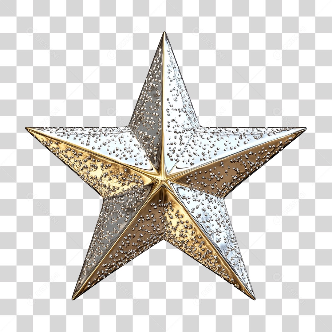 Estrela Decoração de Natal PNG Transparente