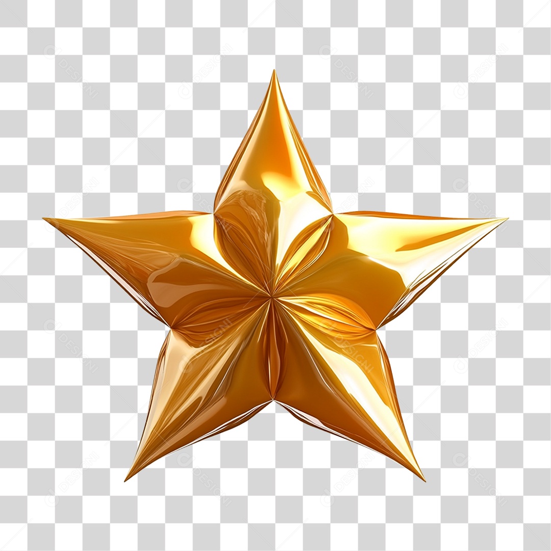 Estrela Decoração de Natal PNG Transparente