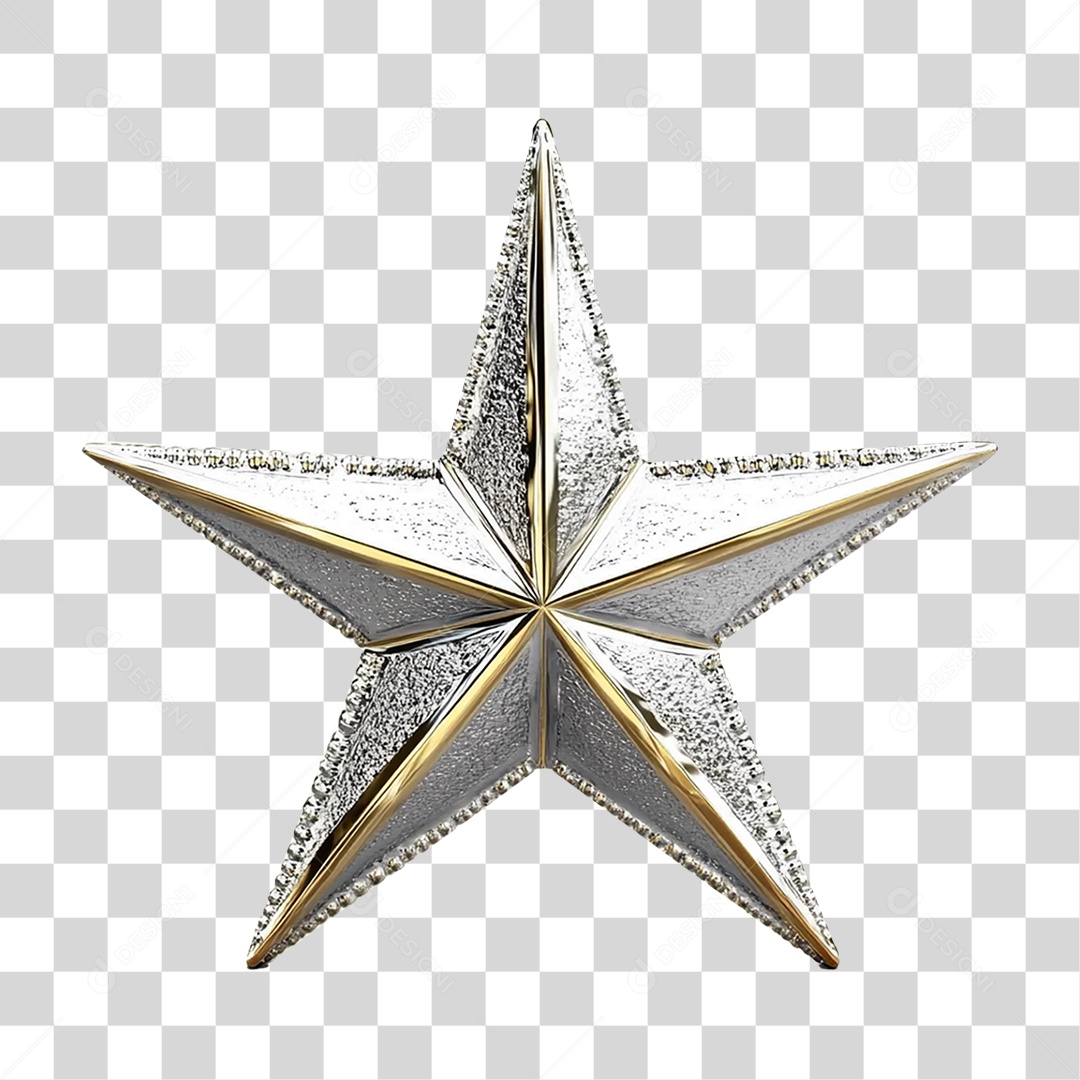 Estrela Decoração de Natal PNG Transparente