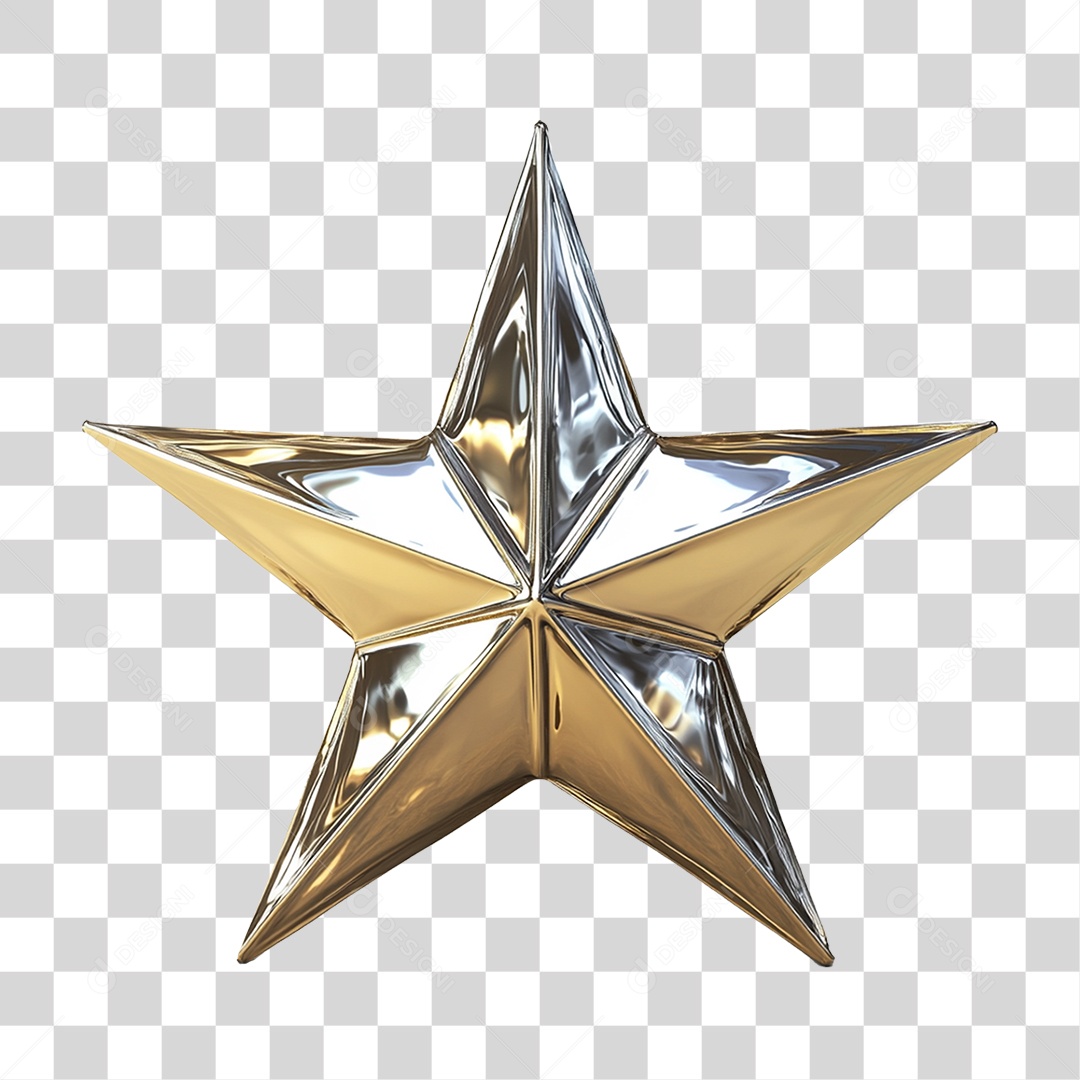 Estrela Decoração de Natal PNG Transparente