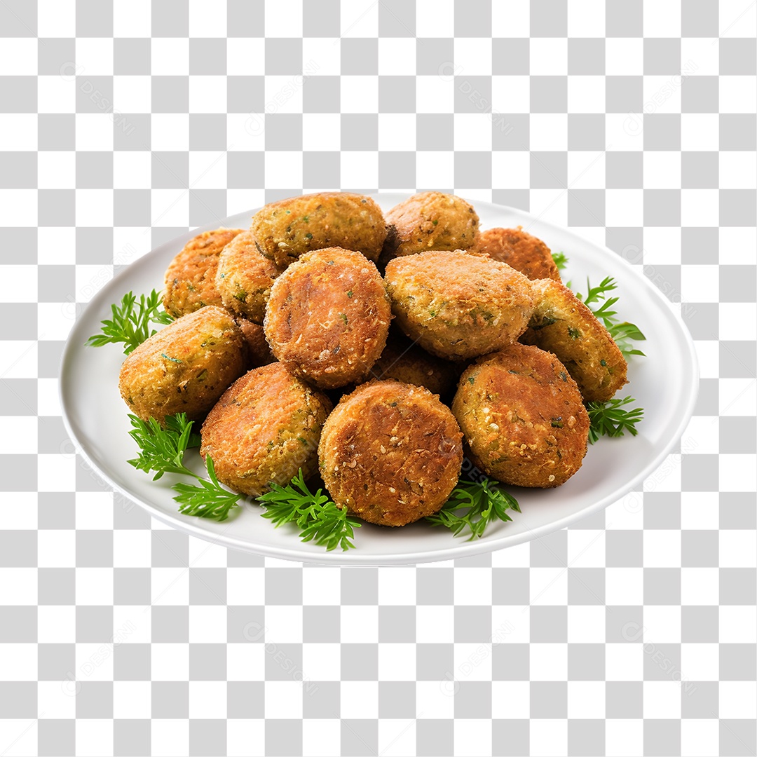 Falafel Prato Típico PNG Transparente