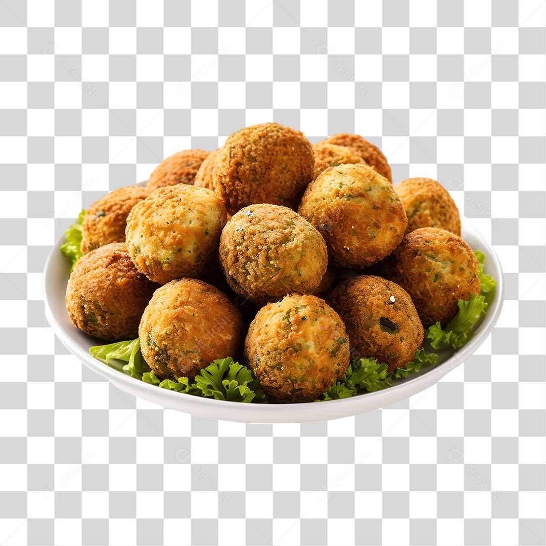 Falafel Prato Típico PNG Transparente