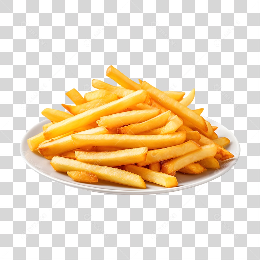 Batatas Fritas PNG Transparente