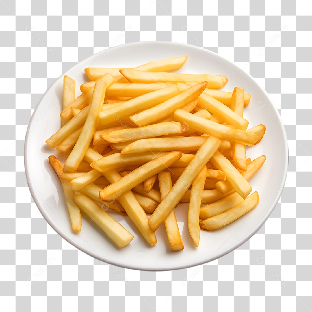 Batatas Fritas PNG Transparente
