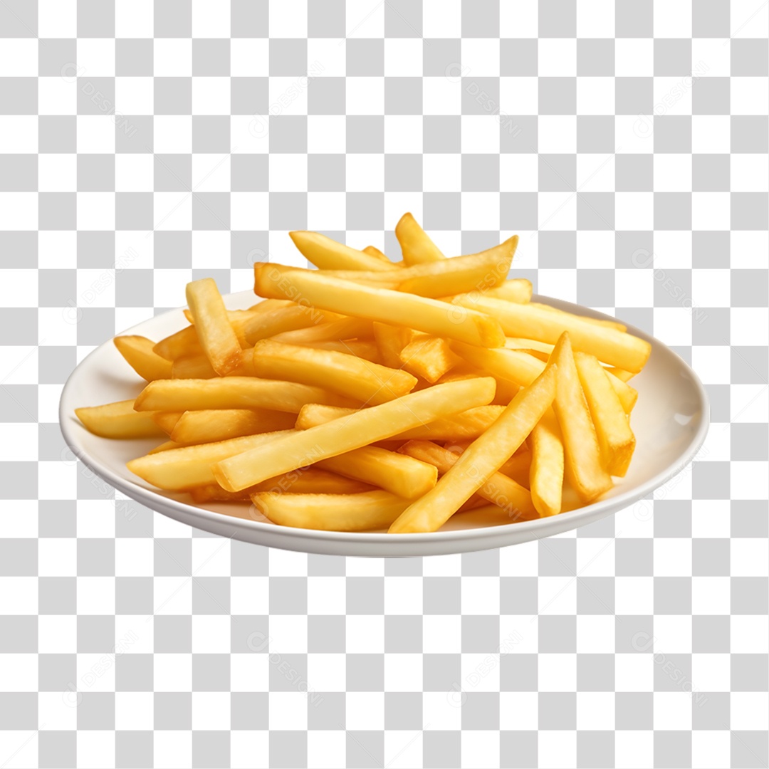 Batatas Fritas PNG Transparente