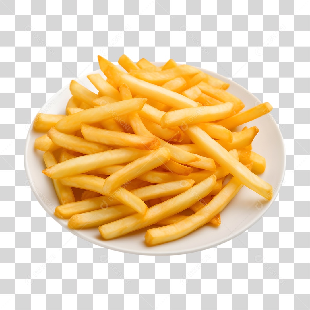Batatas Fritas PNG Transparente