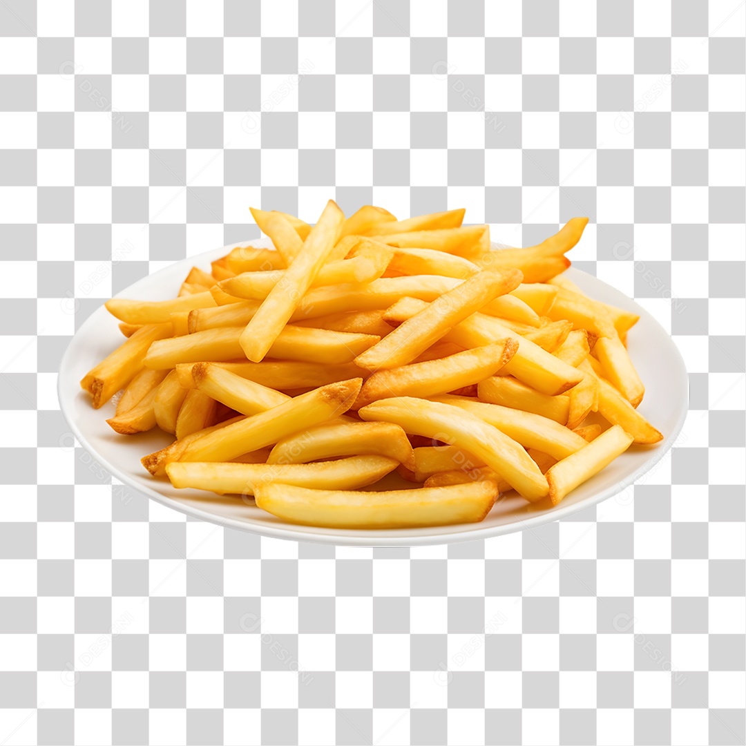 Batatas Fritas PNG Transparente