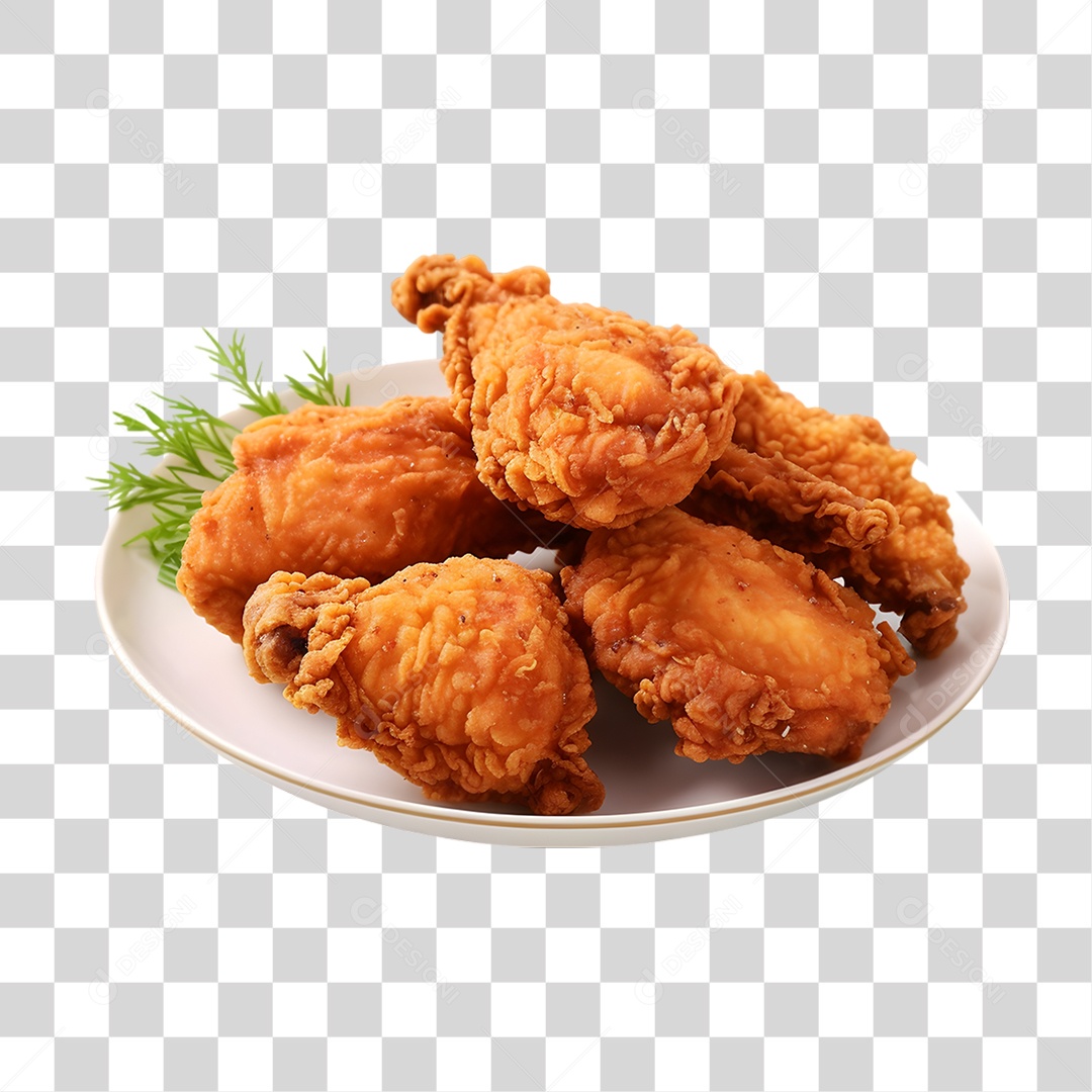Frango Frito PNG Transparente
