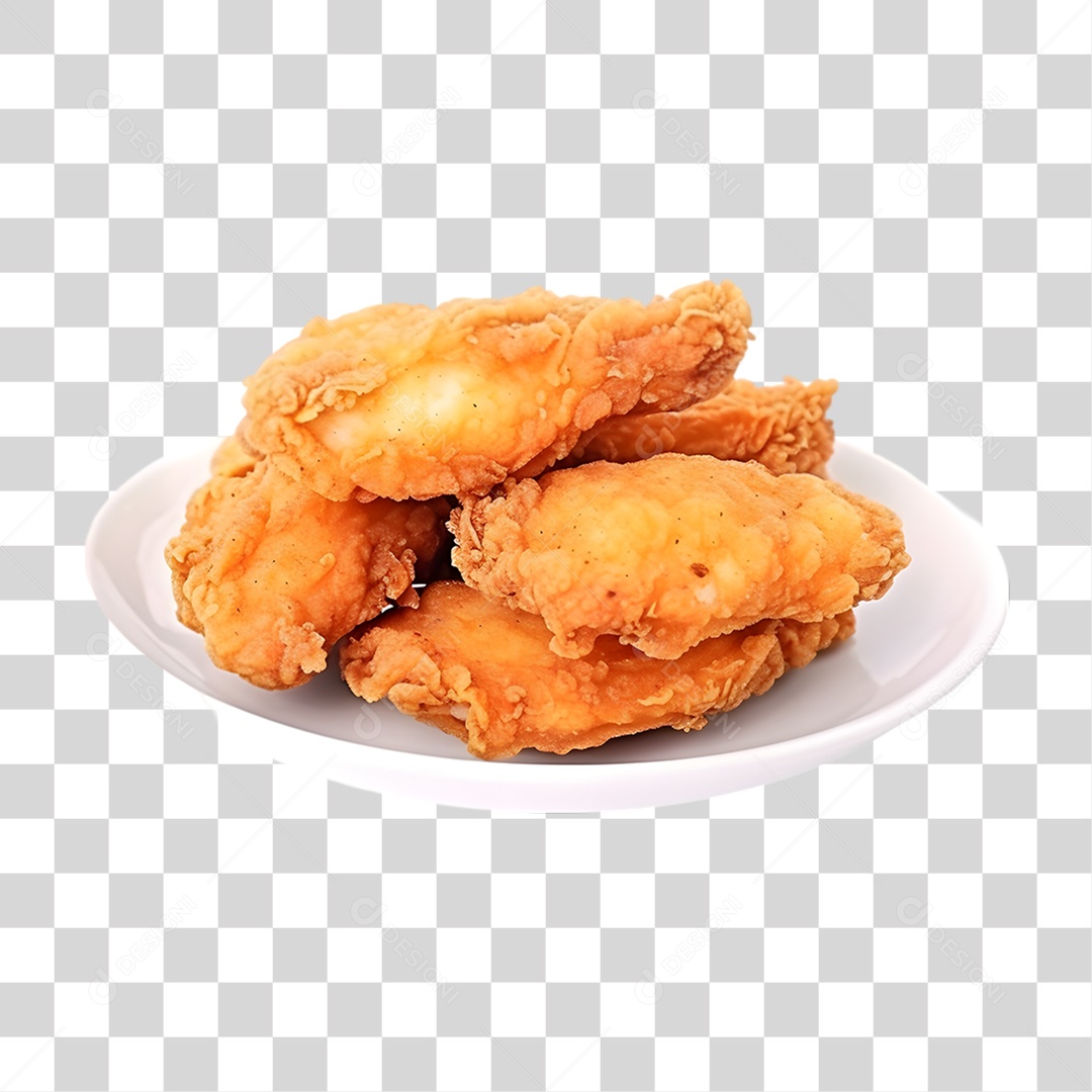Frango Frito PNG Transparente