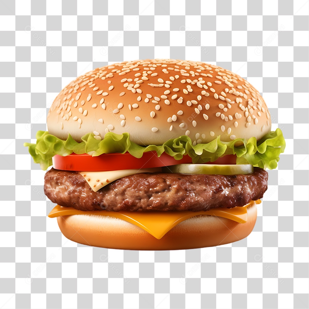 Hambúrguer Lanche Sanduiche PNG Transparente