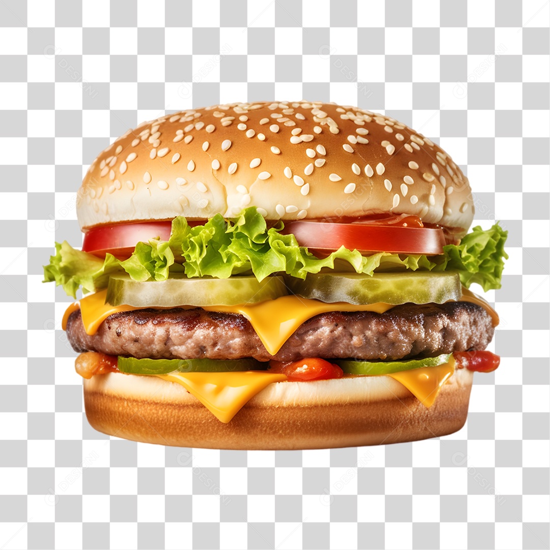 Hambúrguer Lanche Sanduiche PNG Transparente