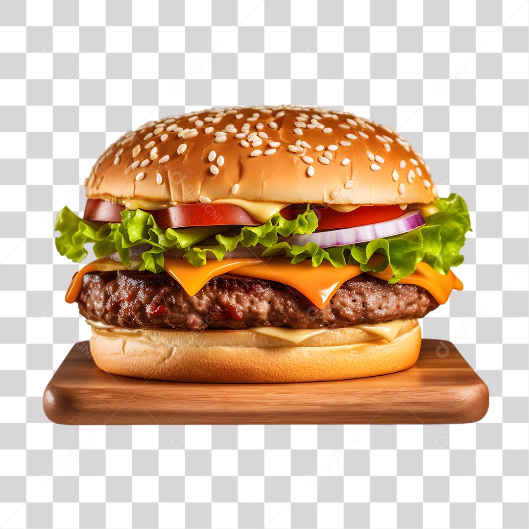 Hambúrguer Lanche Sanduiche PNG Transparente