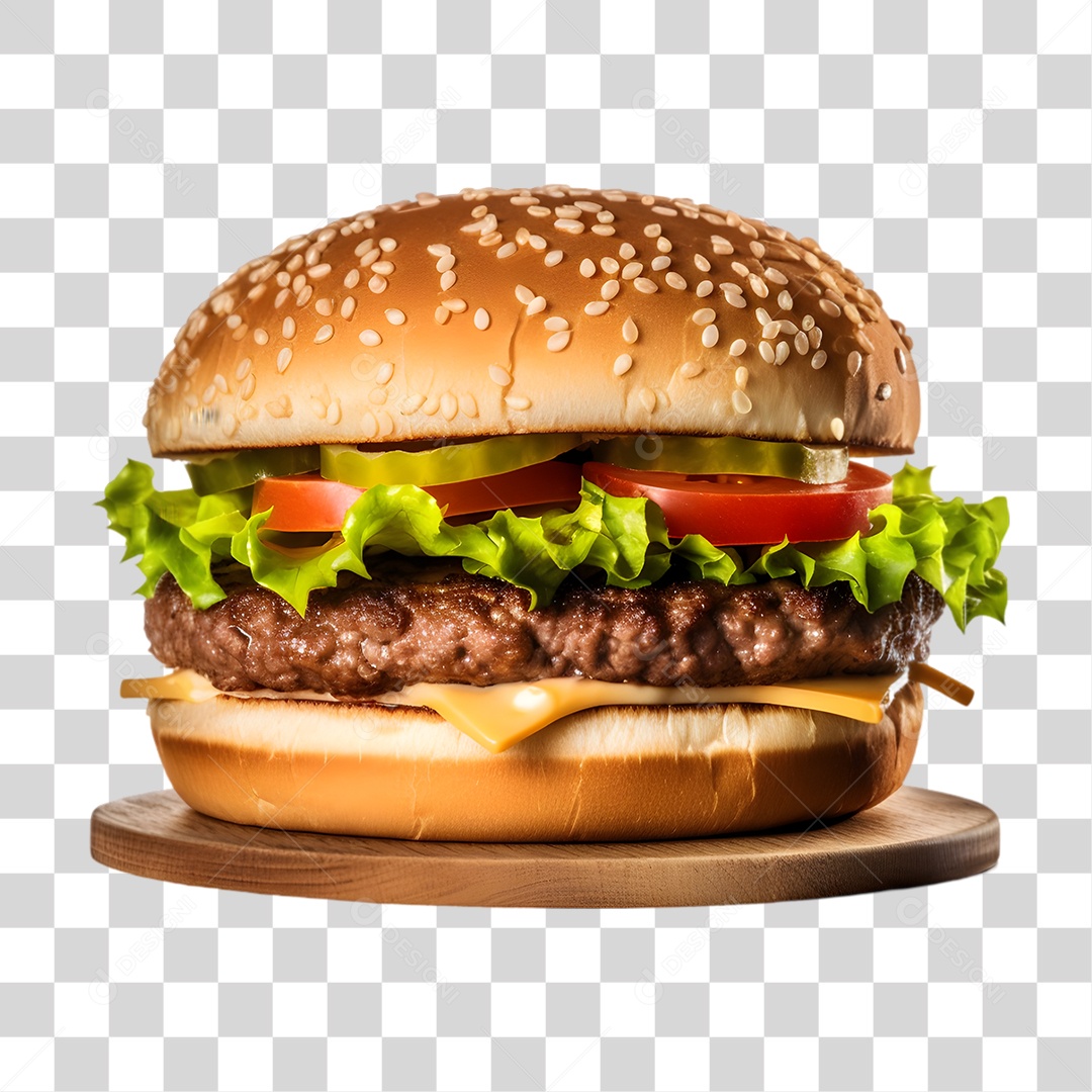 Hambúrguer Lanche Sanduiche PNG Transparente