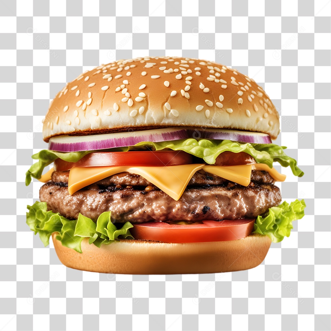 Hambúrguer Lanche Sanduiche PNG Transparente