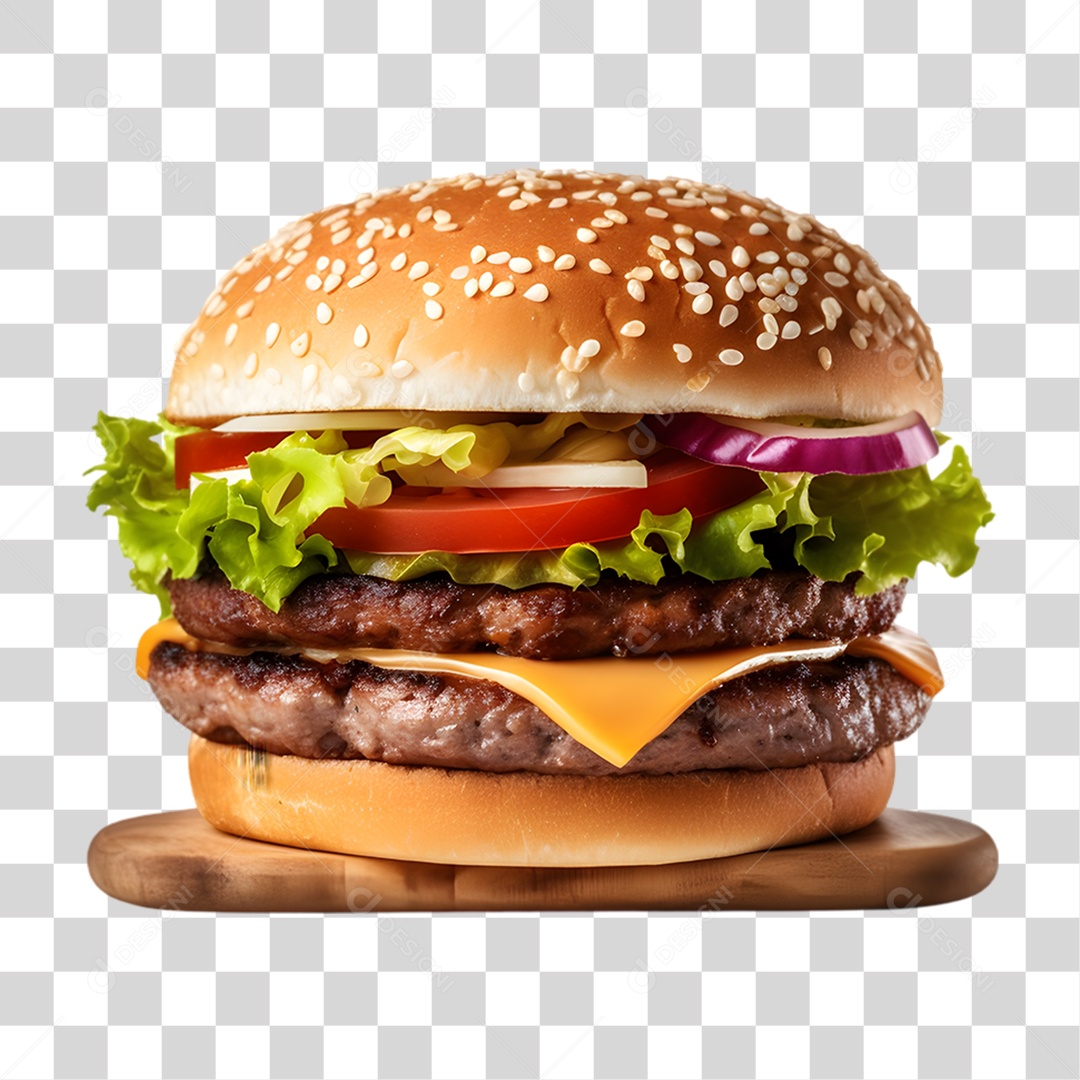 Hambúrguer Lanche Sanduiche PNG Transparente