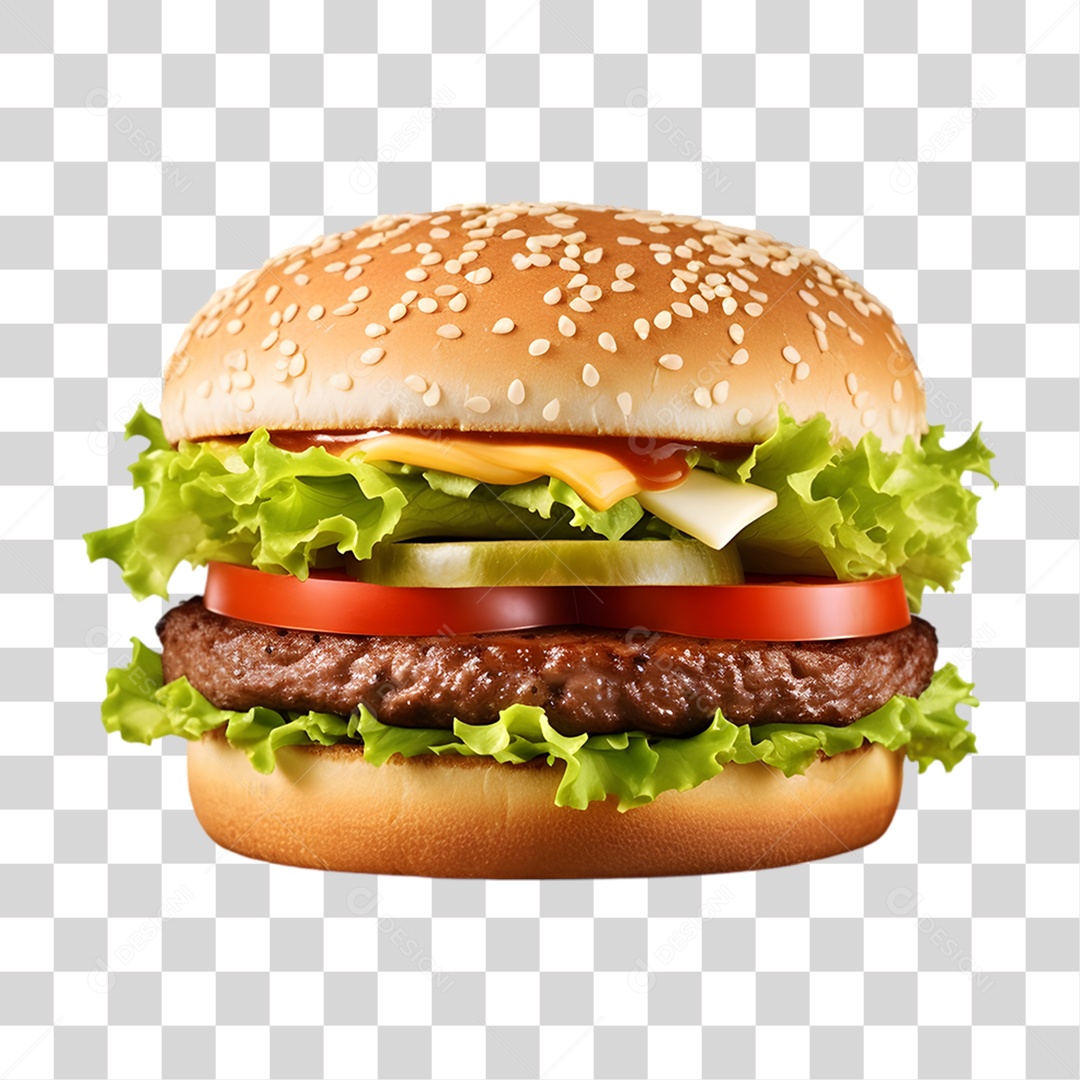 Hambúrguer Lanche Sanduiche PNG Transparente