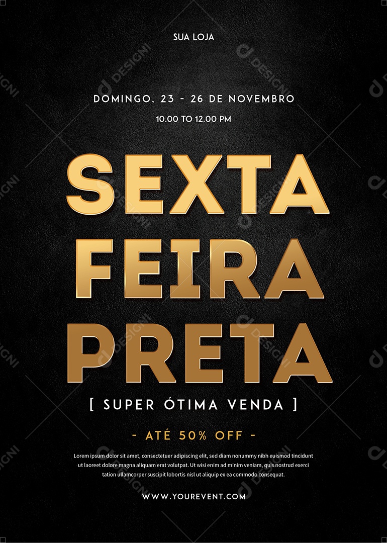 Social Media Sexta Feira Preta Loja de Roupas 30% Off Super Otima Venda PSD Editável