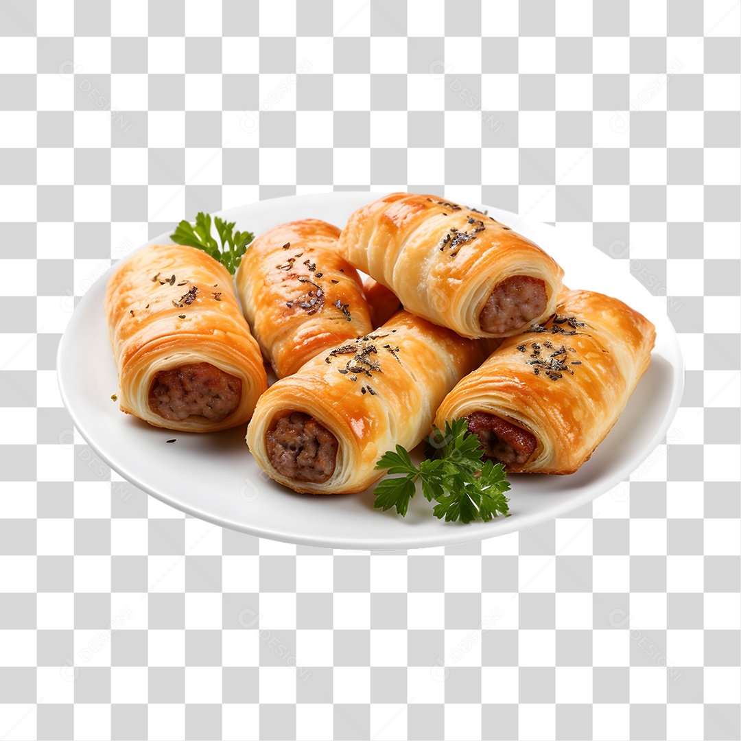 Salgados Assados PNG Transparente