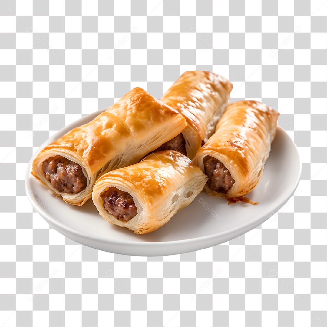 Salgados Assados PNG Transparente