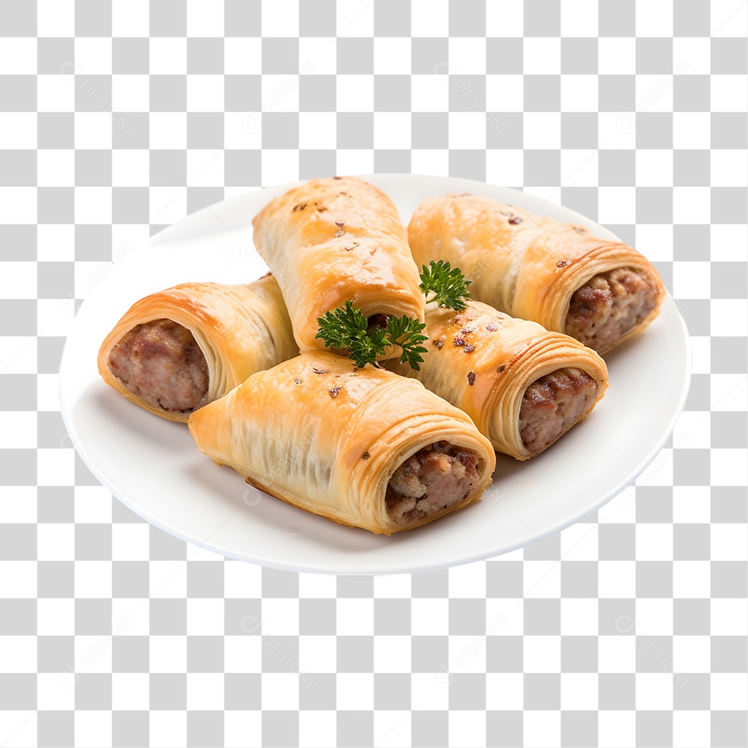 Salgados Assados PNG Transparente