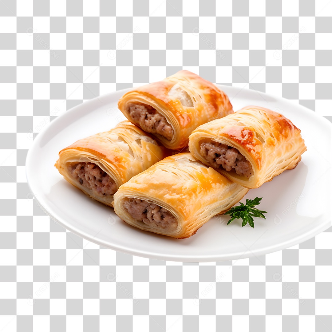 Salgados Assados PNG Transparente