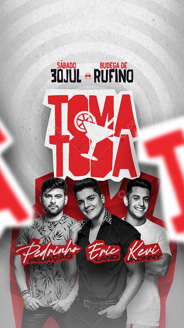 Story Flyer Toma Toda Social Media PSD Editável