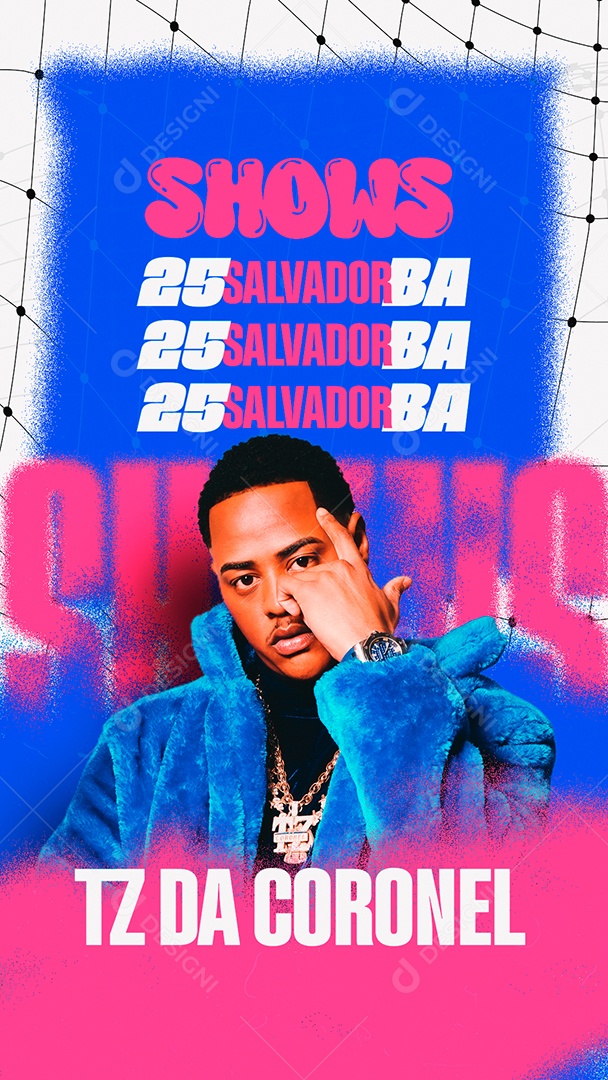 Story Flyer TZ Da Coronel Social Media PSD Editável