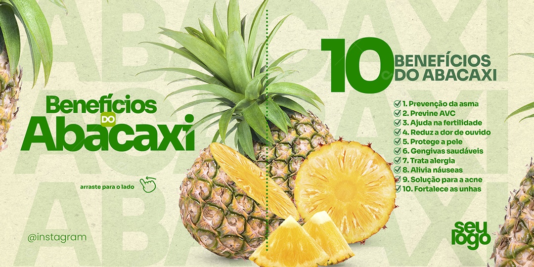 10 Benefits From Abacaxi PSD Editable