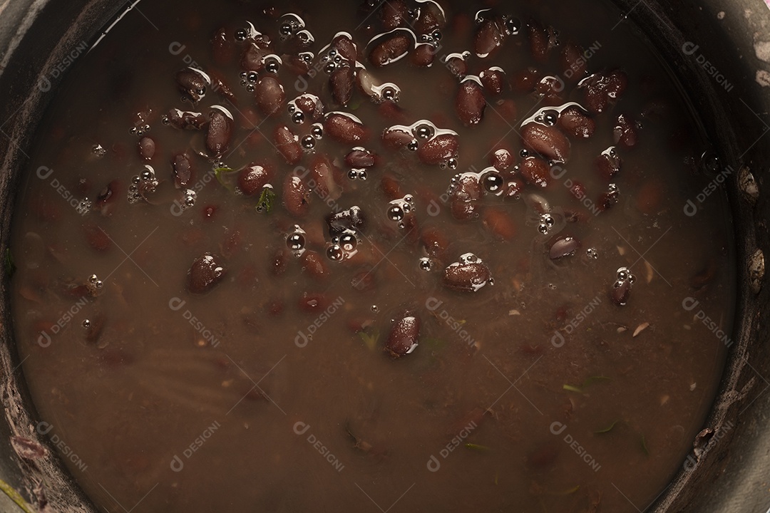 Caldo de feijão preto