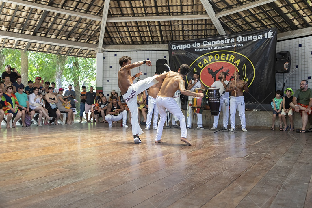 Luta de capoeira afro brasileira