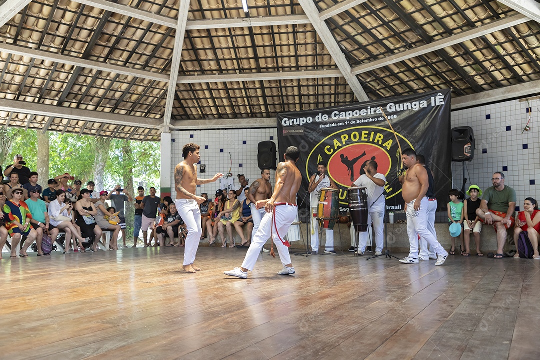 Roda de capoeira arte marcial afro brasileira