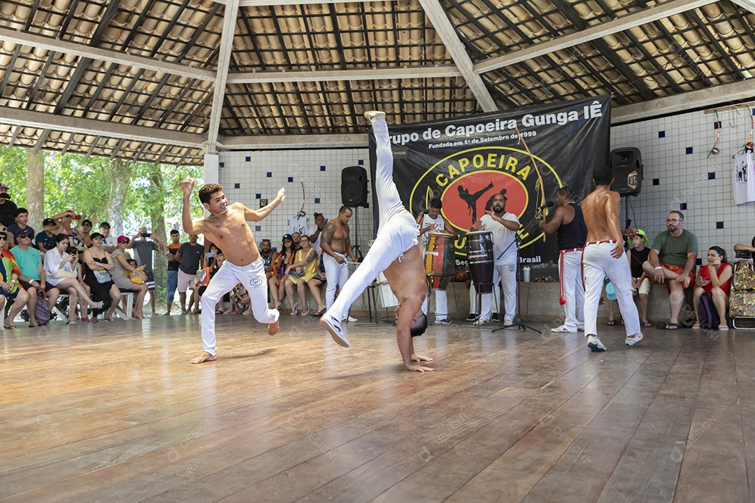Roda de capoeira arte marcial afro brasileira