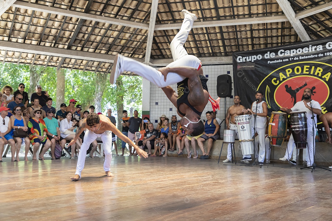 Roda de capoeira arte marcial afro brasileira