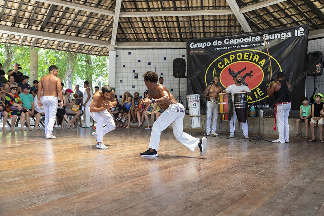 Uma roda de capoeira artes marcial