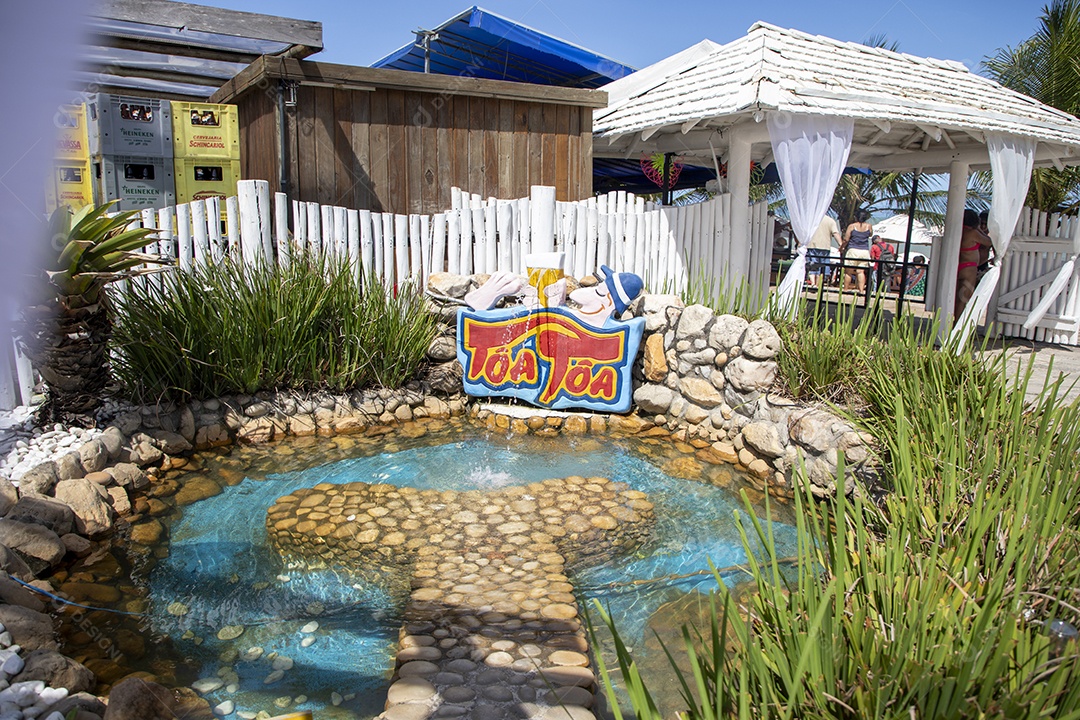 Entrada de um parque aquático