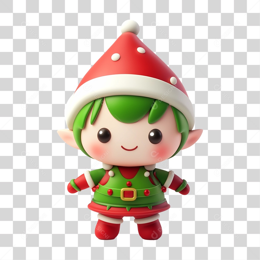 Duende de Natal Fantasias PNG Transparente