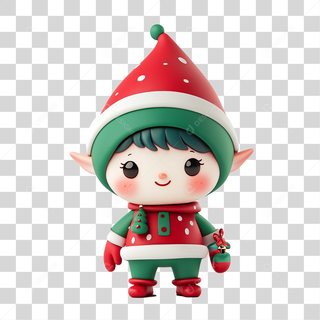 Duende de Natal Fantasias PNG Transparente