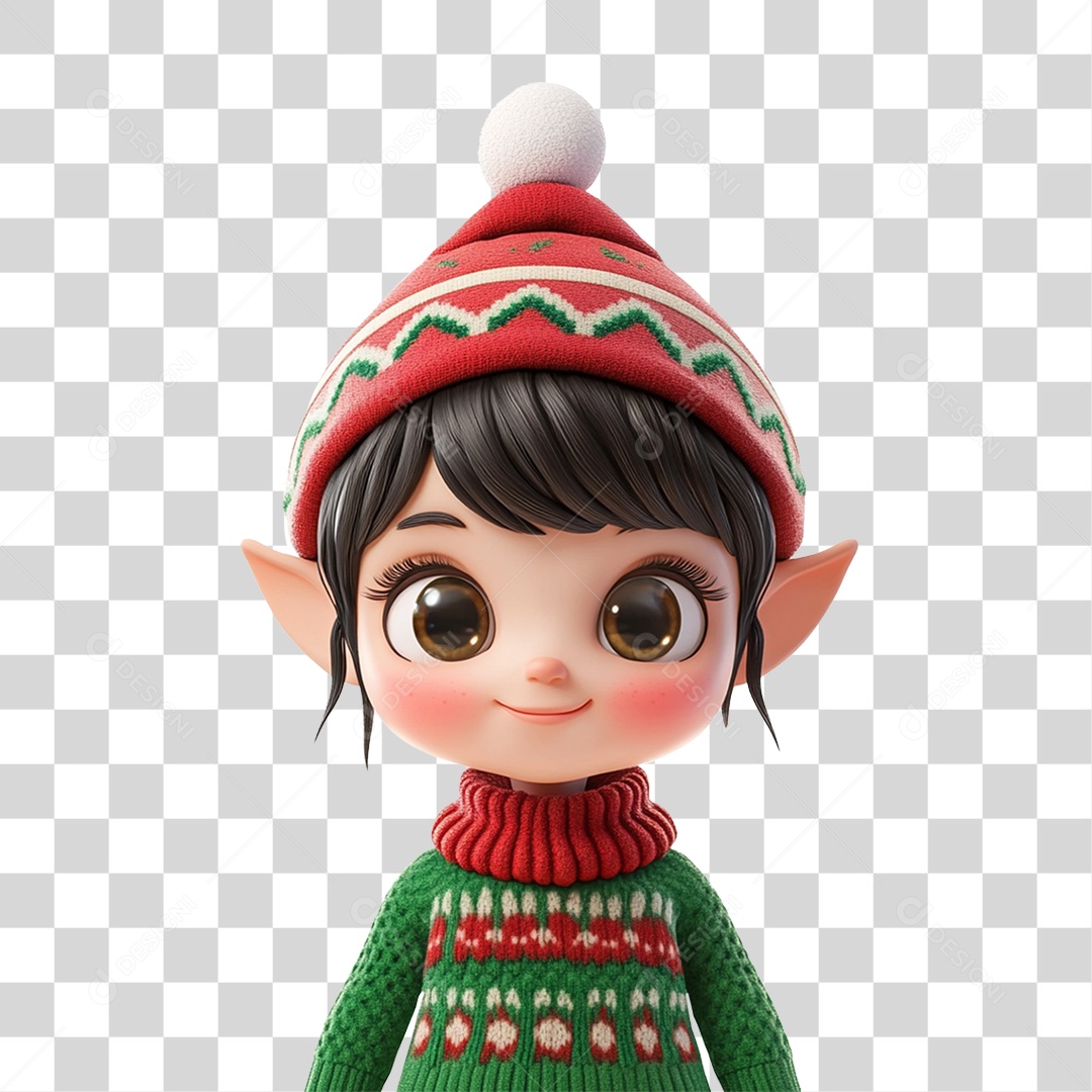 Duende de Natal Fantasias PNG Transparente