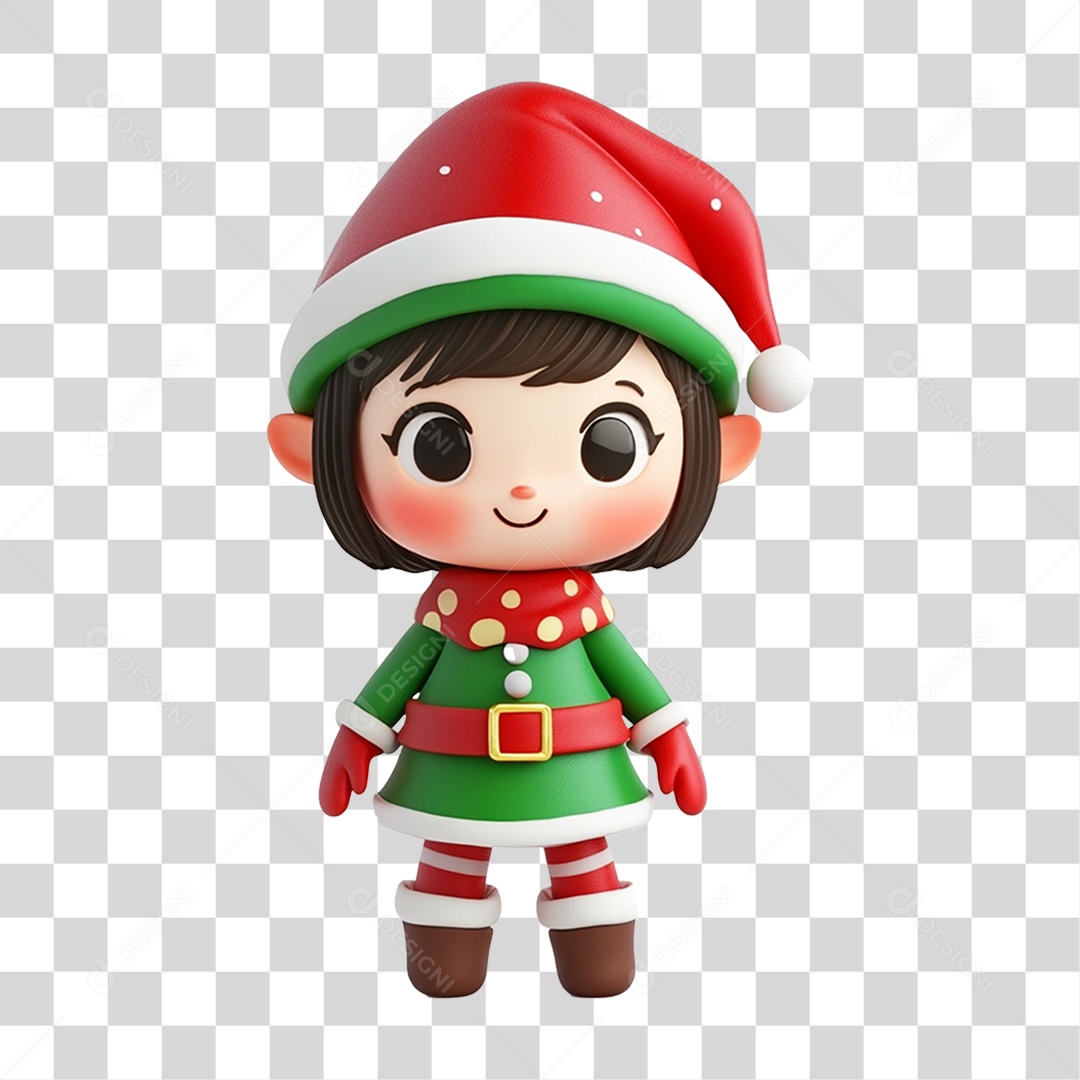 Duende de Natal Fantasias PNG Transparente