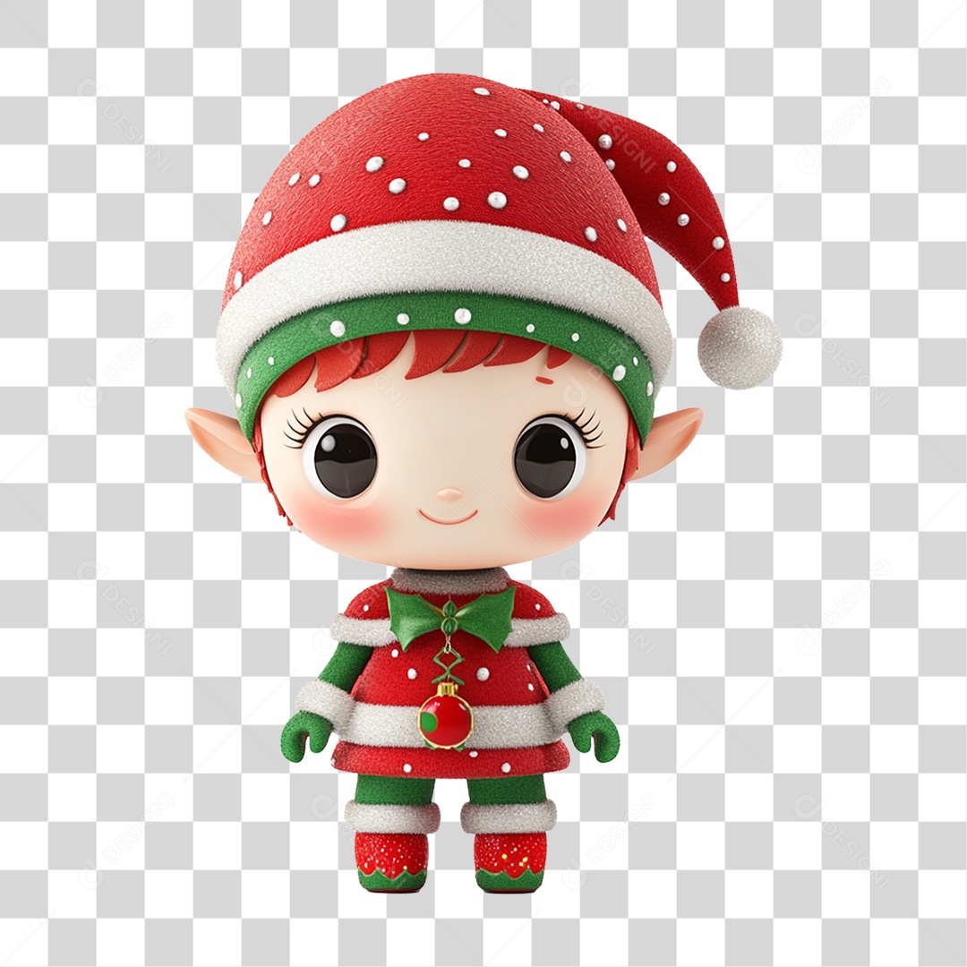 Duende de Natal Fantasias PNG Transparente