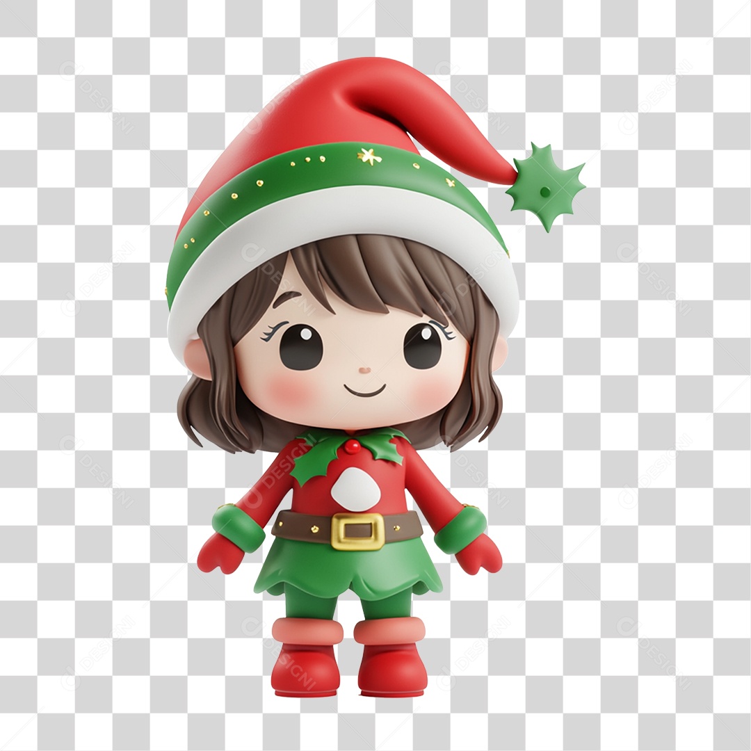 Duende de Natal Fantasias PNG Transparente