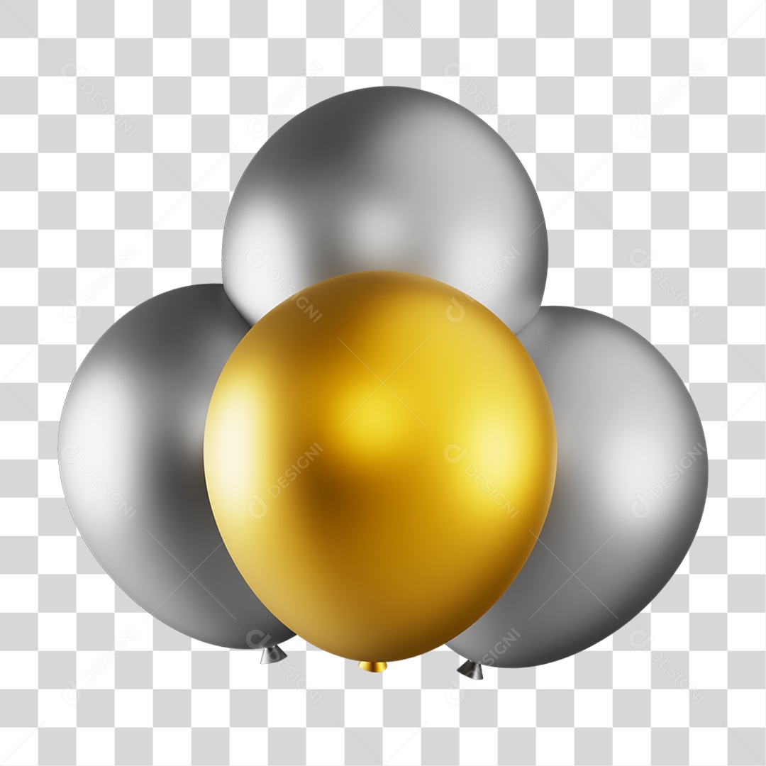 Balões de Ar Enfeites Decorações PNG Transparente