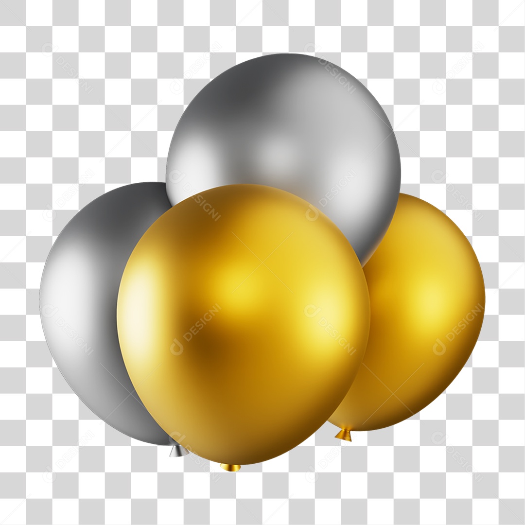 Balões de Ar Enfeites Decorações PNG Transparente