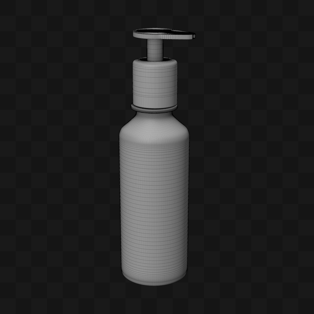 Frasco Aplicador Creme - Modelo 3D