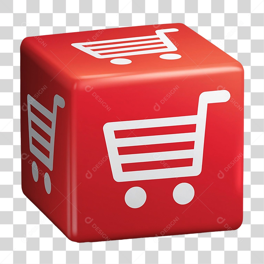 Elemento 3D Dado PNG Transparente