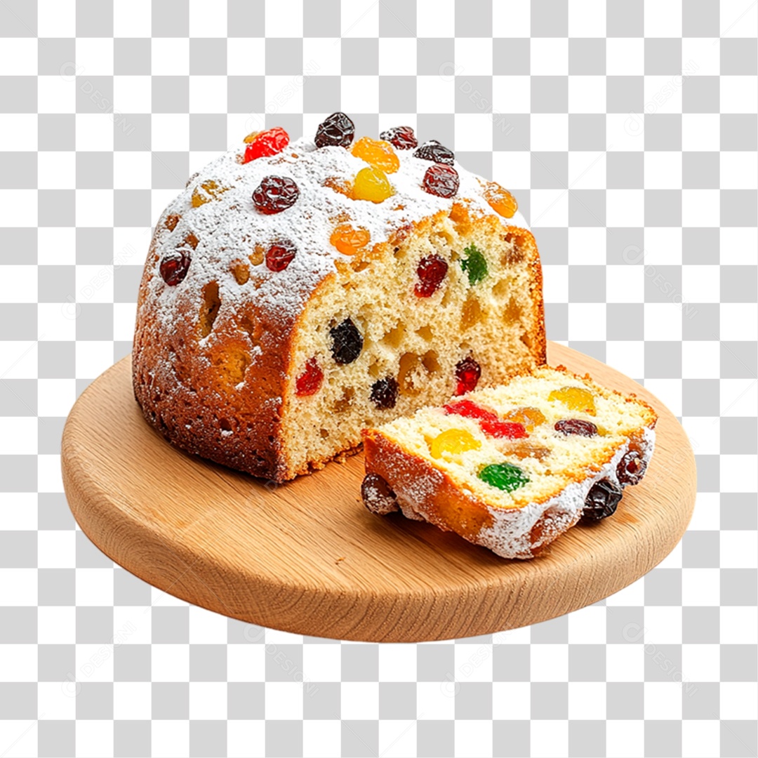 Panetone PNG Transparente