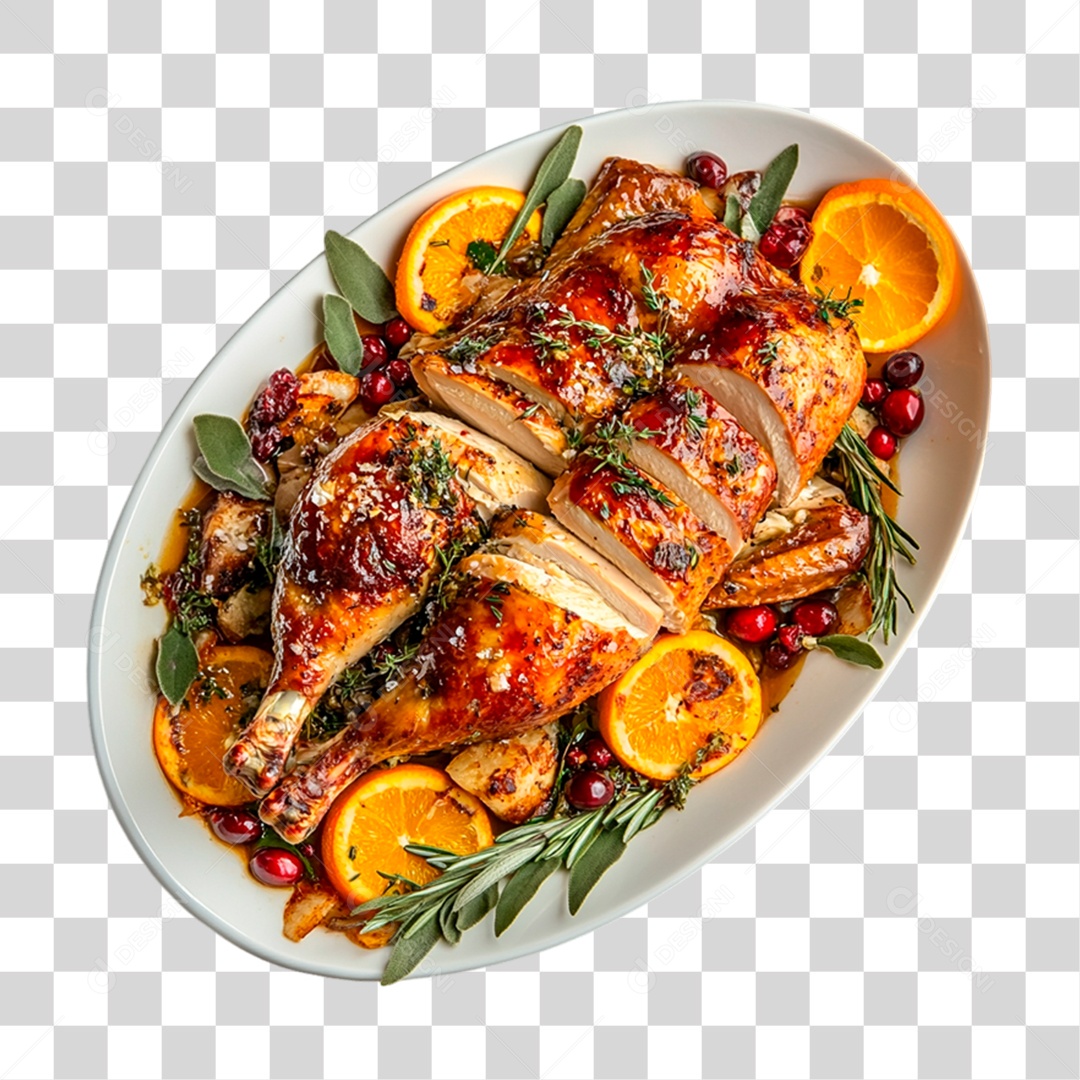 Frango Assado PNG Transparente